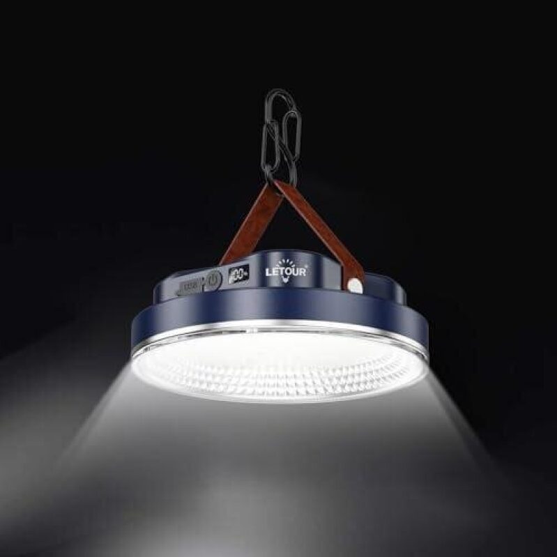 Portable Hanging Tent Light - 5000LM/30W Rechargeable