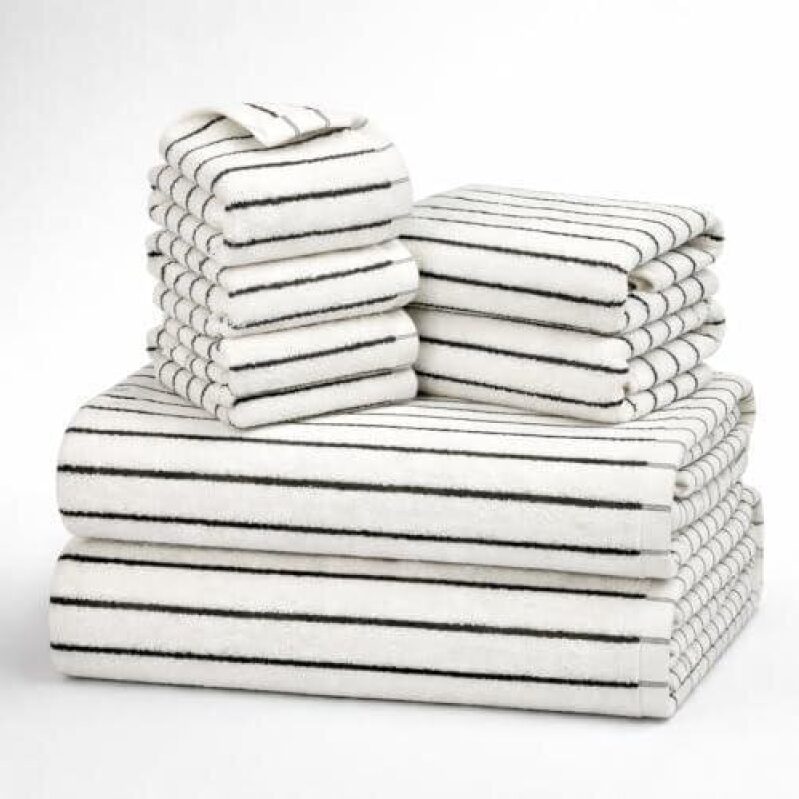 8-Piece Large Bath Towel Set - 50% Off - Perfect for Spa-like Experience at Home