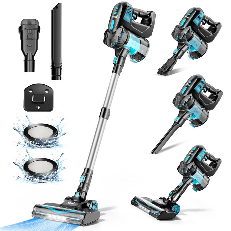 INSE 6-in-1 Stick Cordless Vacuum Cleaners V770 - Powerful and Efficient Cleaning Solution