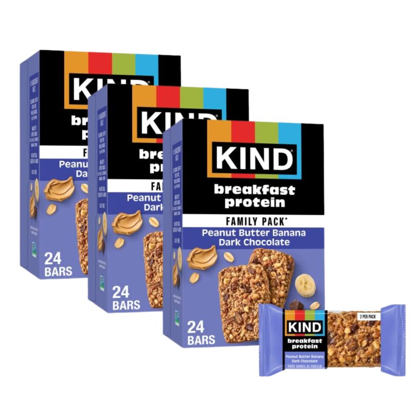 KIND Breakfast Protein Bars - 36ct Peanut Butter Banana Dark Chocolate