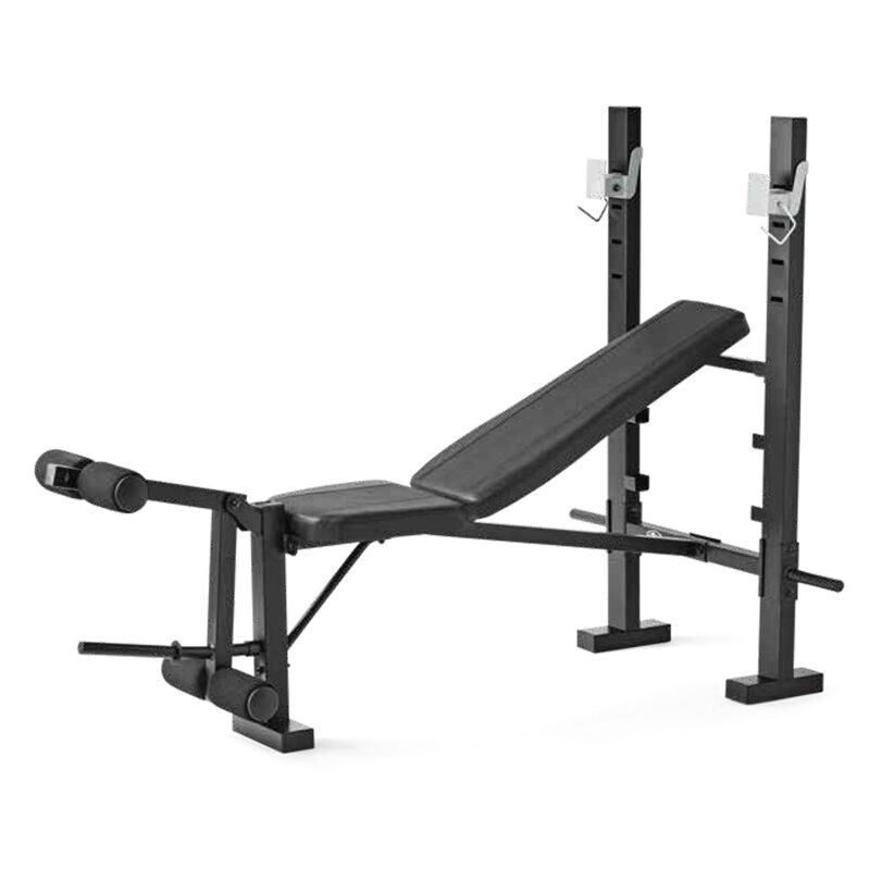 Standard Bench & Rack Combo with Leg Press - Ultimate Home Gym Setup