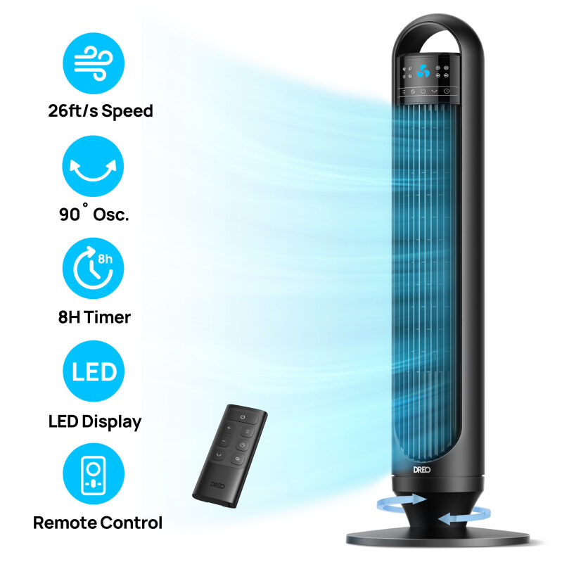 Dreo Tower Fan for Home - 32-inch with Remote Control