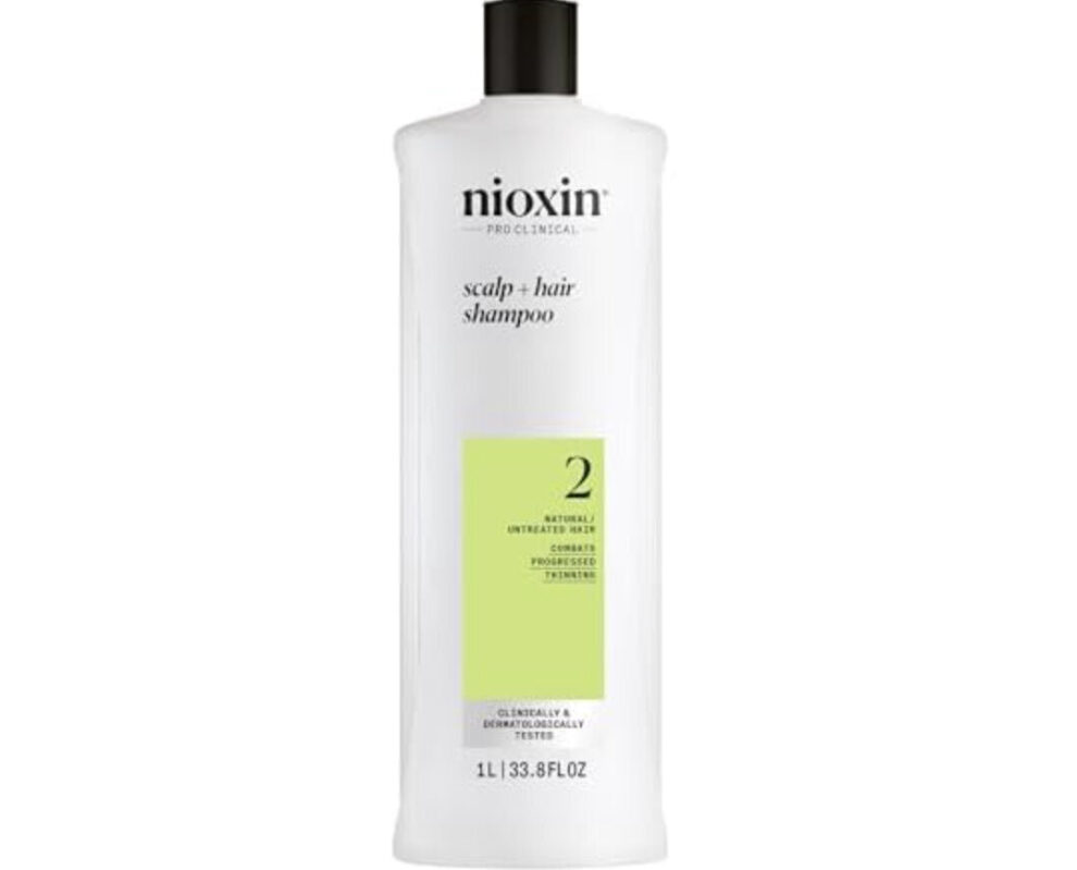 Nioxin System 2 Scalp & Hair Shampoo 1L - Prime Free Shipping