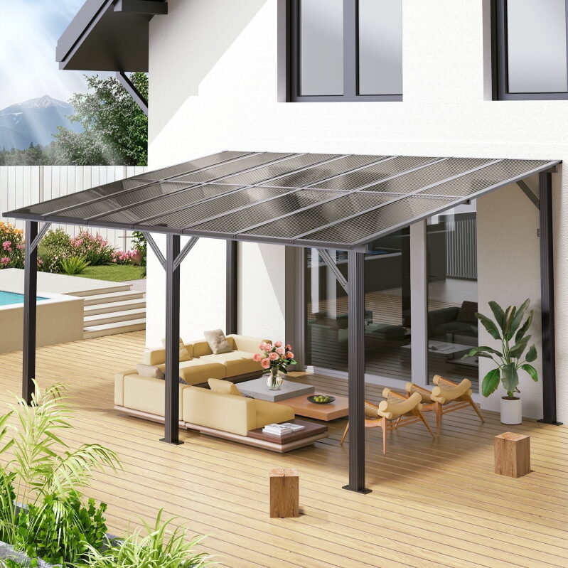 14ft x 10ft Heavy Duty Hardtop Gazebo - Ultimate Outdoor Shelter