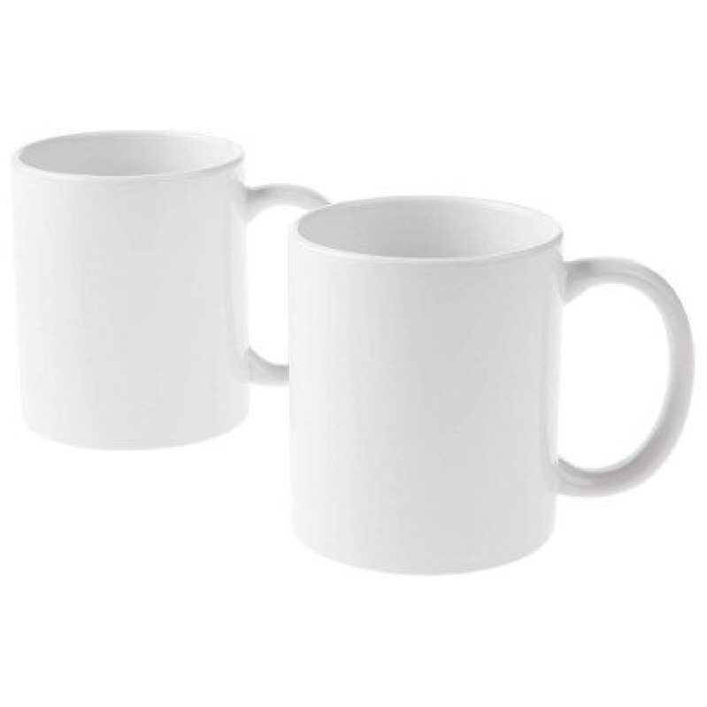 2-Pack 12oz Ceramic Mugs - Ideal for Daily Use