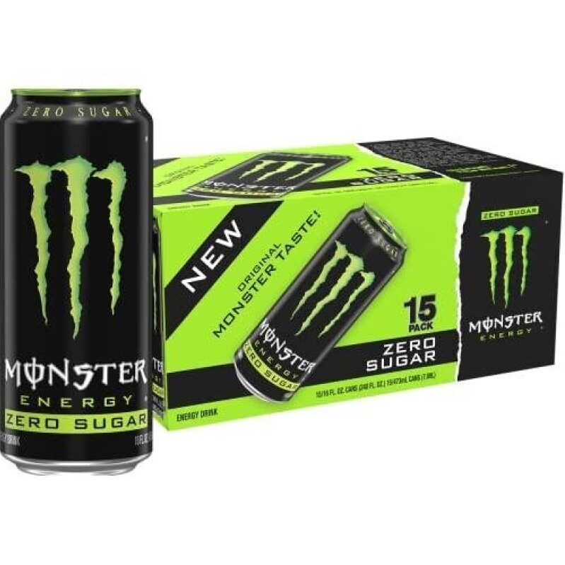 Monster Energy Zero Sugar, 15-Can Box - 49% Discount