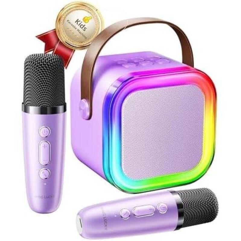 Kinglucky TOP Mini Karaoke Machine for Kids - Vibrant Fun with Quality Sound