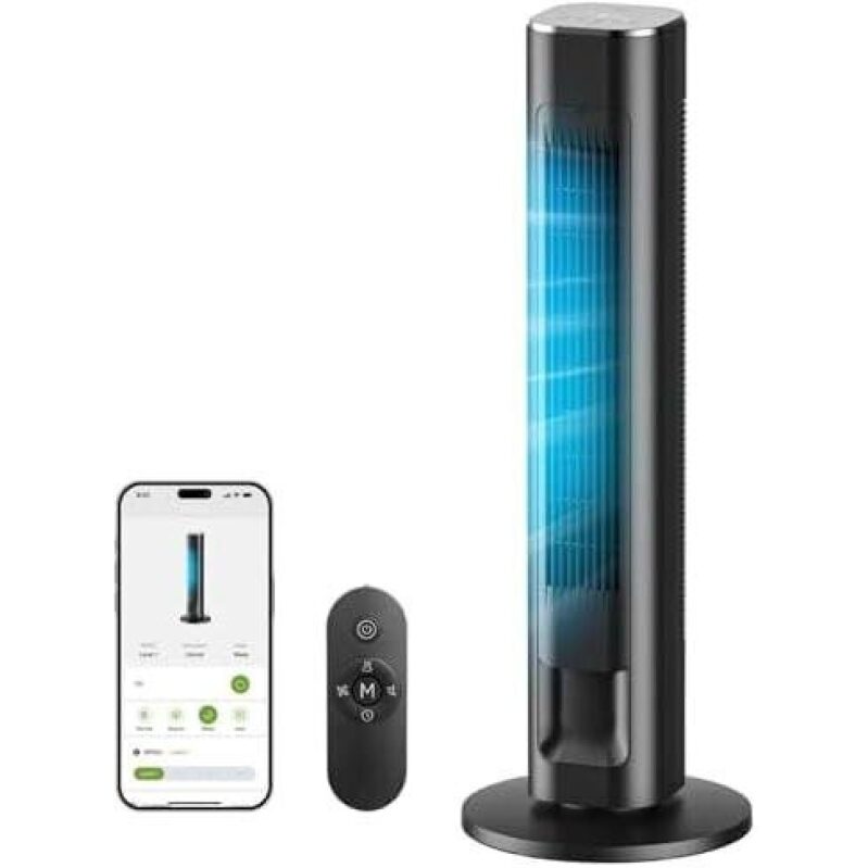 MORENTO Smart Tower Fan with WiFi and Voice Control - 36 Inches, 45% OFF