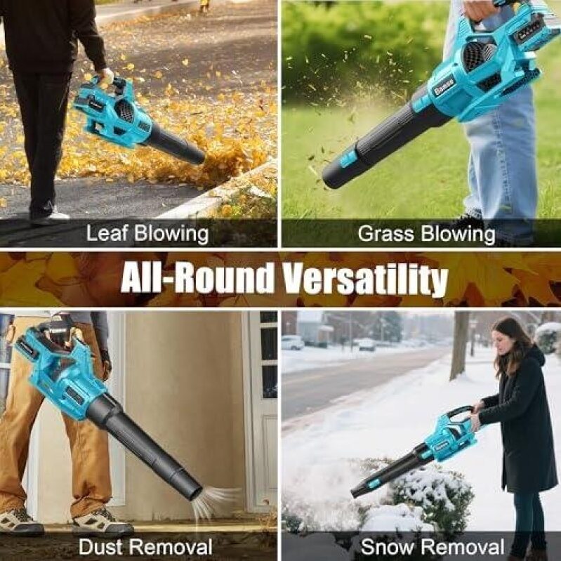 Powerful 21V Cordless Leaf Blower - 60% Off, Perfect for All Seasons