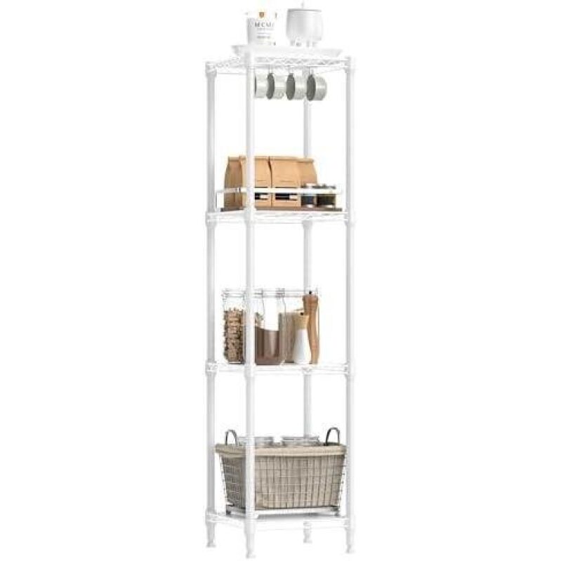 IZEUK 4-Tier 480 lbs Steel Storage Rack - 41% OFF