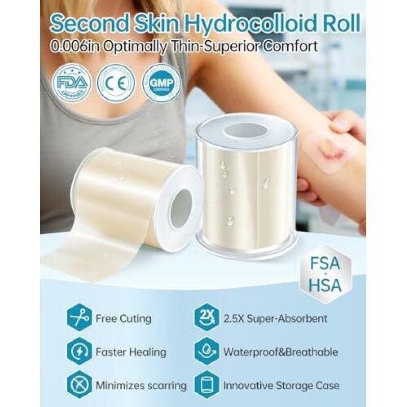 Medical-Grade Hydrocolloid Roll - 54% OFF
