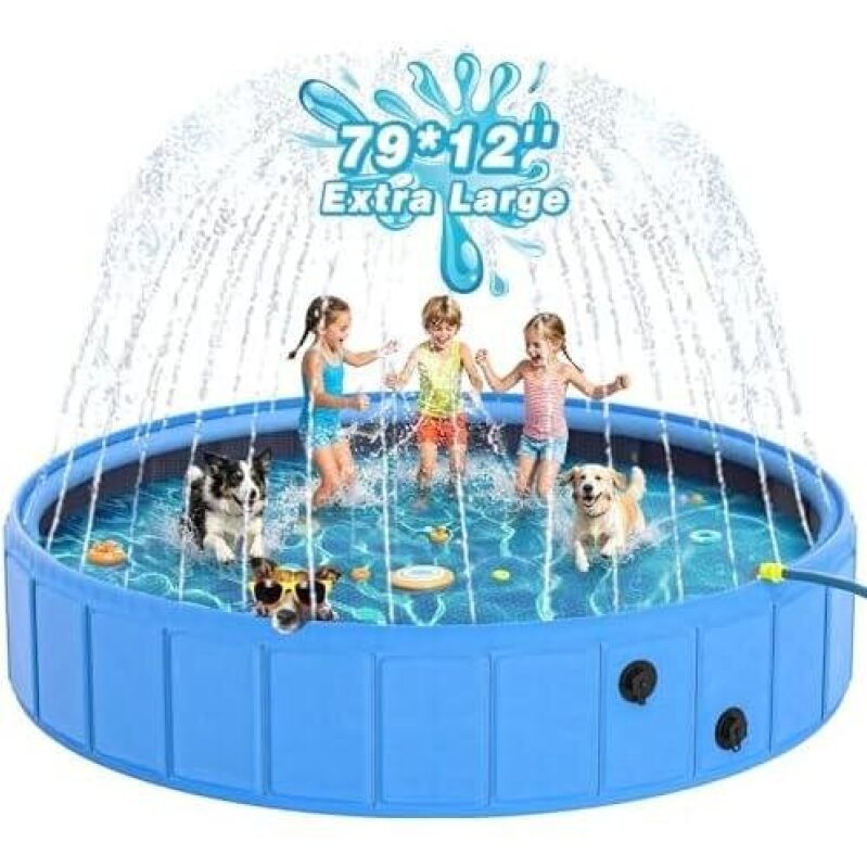 Extra Large Foldable Dog Pool - 55% OFF