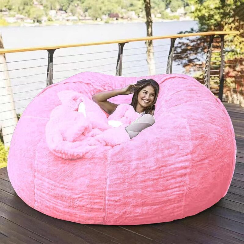 TRAVEVA Big Huge Giant Bean Bag Chair 6FT - Ultimate Comfort