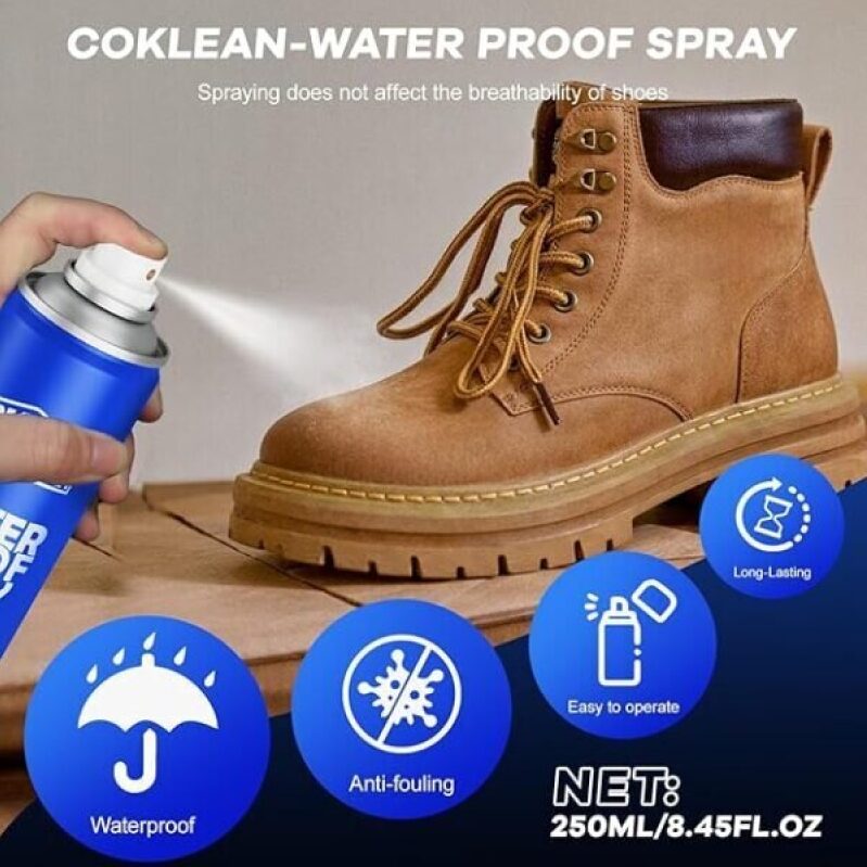 COKLEAN Water Proof Spray - 250ml Nano Protection for Shoes