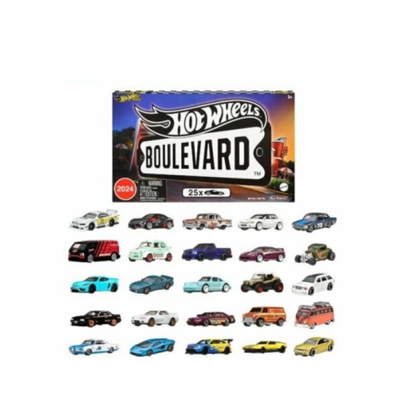 25-Piece Hot Wheels Boulevard Premium Car Box Set for $73