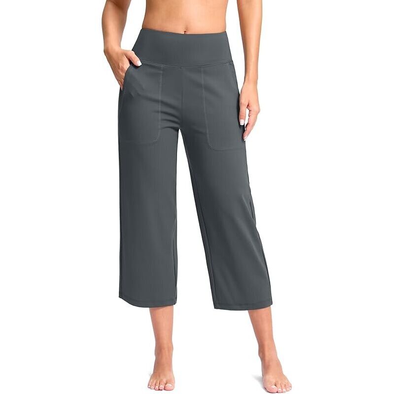 G Gradual Women's Capri Pants with Pockets