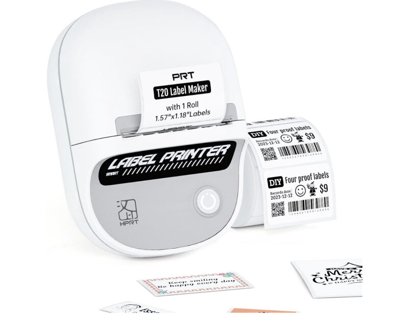 Mini Thermal Label Printer - $8.99 with Prime Free Shipping!
