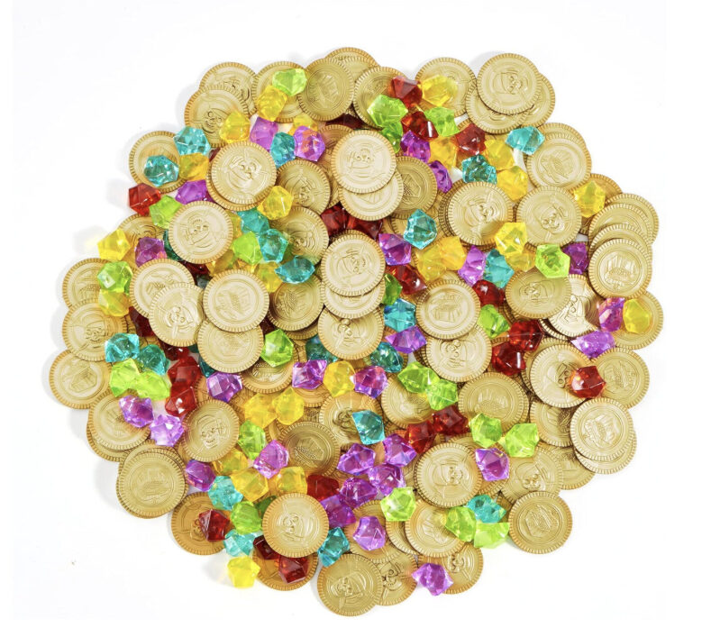 Affordable JOYIN Pirate Gold Coins & Gems for Kids' Parties