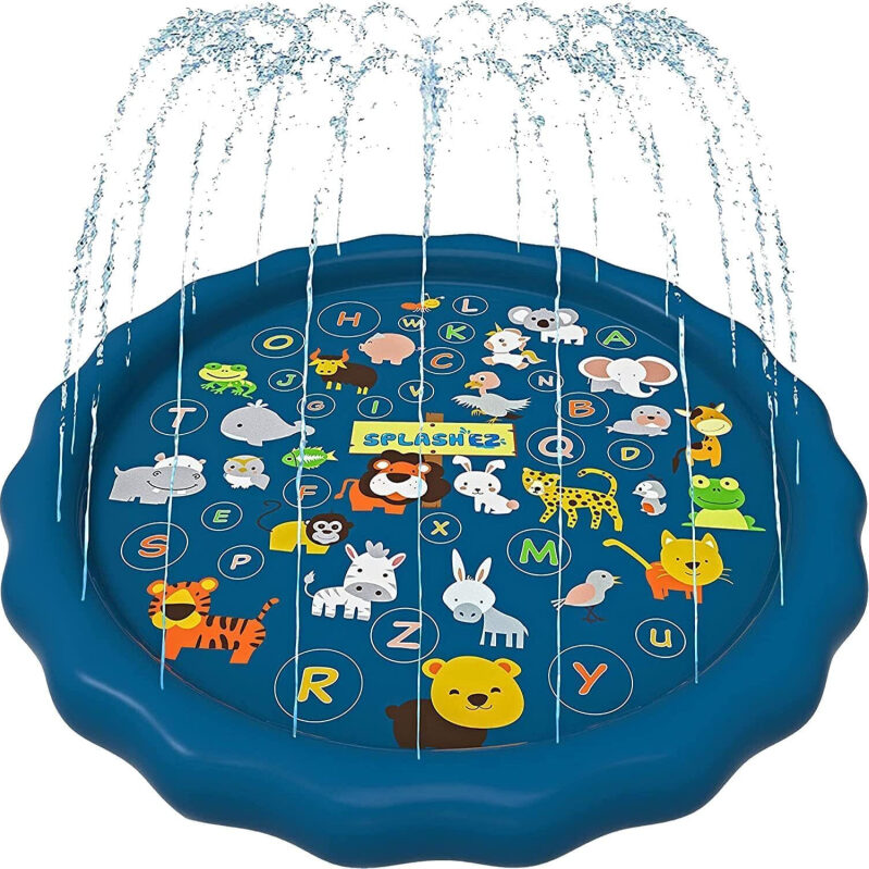 SplashEz 3-in-1 Educational Water Play Mat - Prime Exclusive Deal