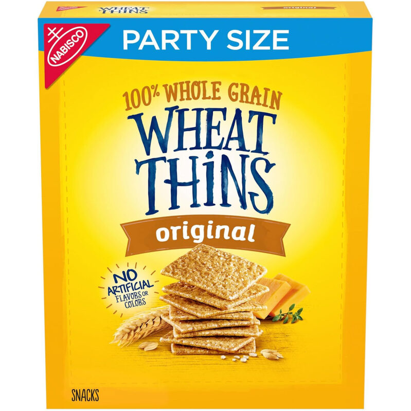 Wheat Thins Original Crackers - 20oz Party Size, Prime Eligible