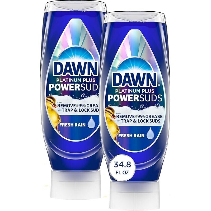 Dawn Platinum Plus PowerSuds EZ-Squeeze Dish Soap Liquid - 2-pk 17.4oz