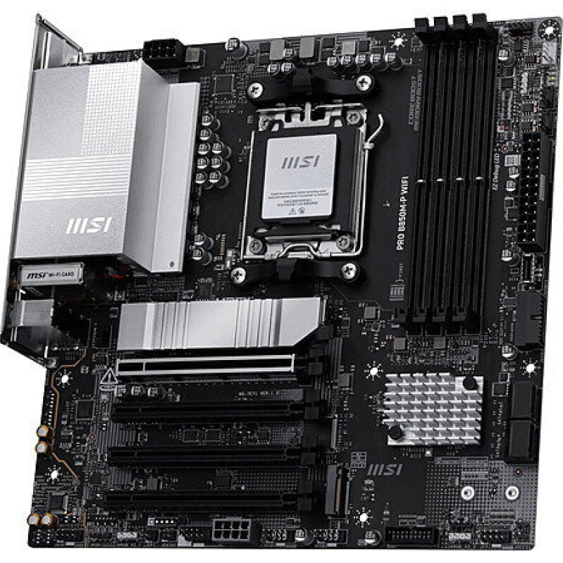 MSI PRO B850M-P WIFI AM5 AMD B850 Micro ATX Motherboard with 512GB Team Group T-FORCE G50 M.2 SSD