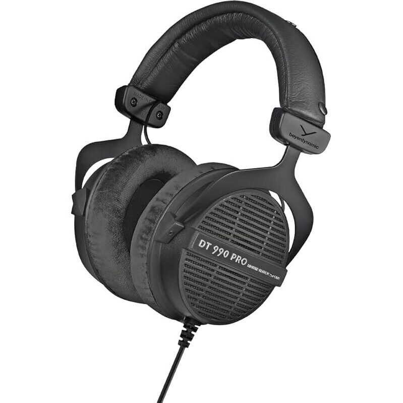 Beyerdynamic DT 990 Pro 250 OHM Open-back Studio Headphones - Precision Sound for Professionals