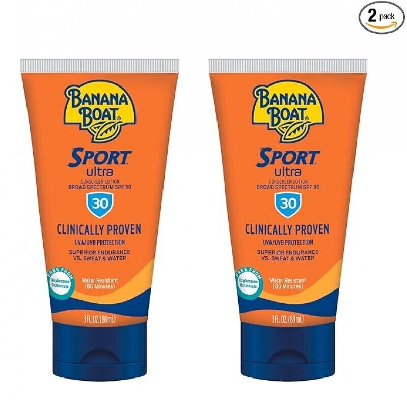 Banana Boat Sport Ultra Sunscreen Lotion SPF 30 - Twin Pack