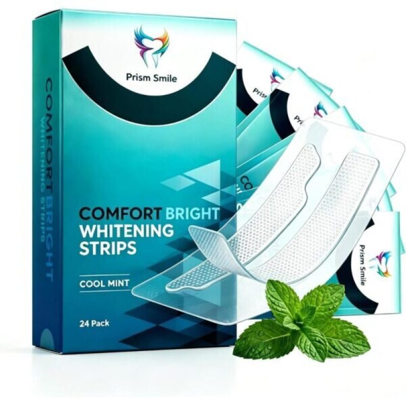 Prism Smile Teeth Whitening Strips - 48 Count, 24 Days Treatment
