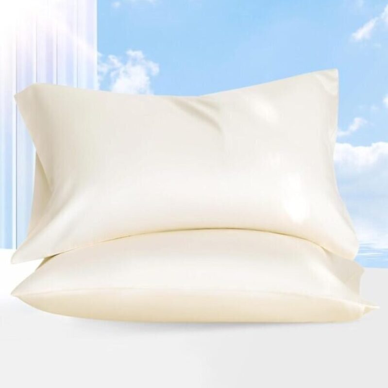 DCSKY Tencel Pillowcases - Luxurious Cooling Silk for Hot Sleepers