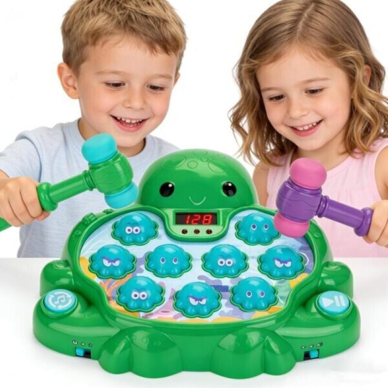 Interactive Whack A Octopus Game for Toddlers - Fun Birthday Gift