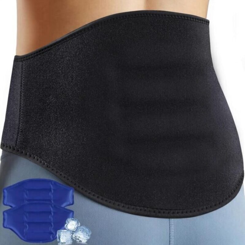 BlissWhisper Ice Pack for Back Pain Relief - Reusable Gel Packs, Hot & Cold Therapy