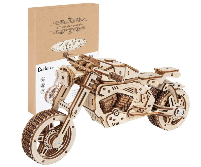 3D Wooden Motorcycle Puzzle - Prime Exclusive Deal