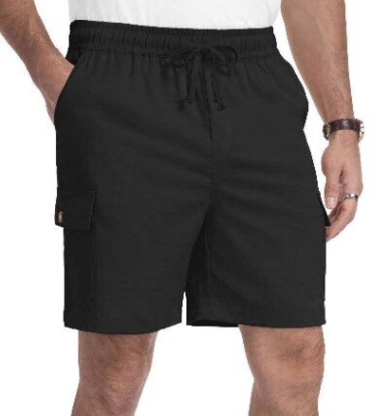 NITAGUT Men's Utility Shorts - Black, Comfortable, and Durable