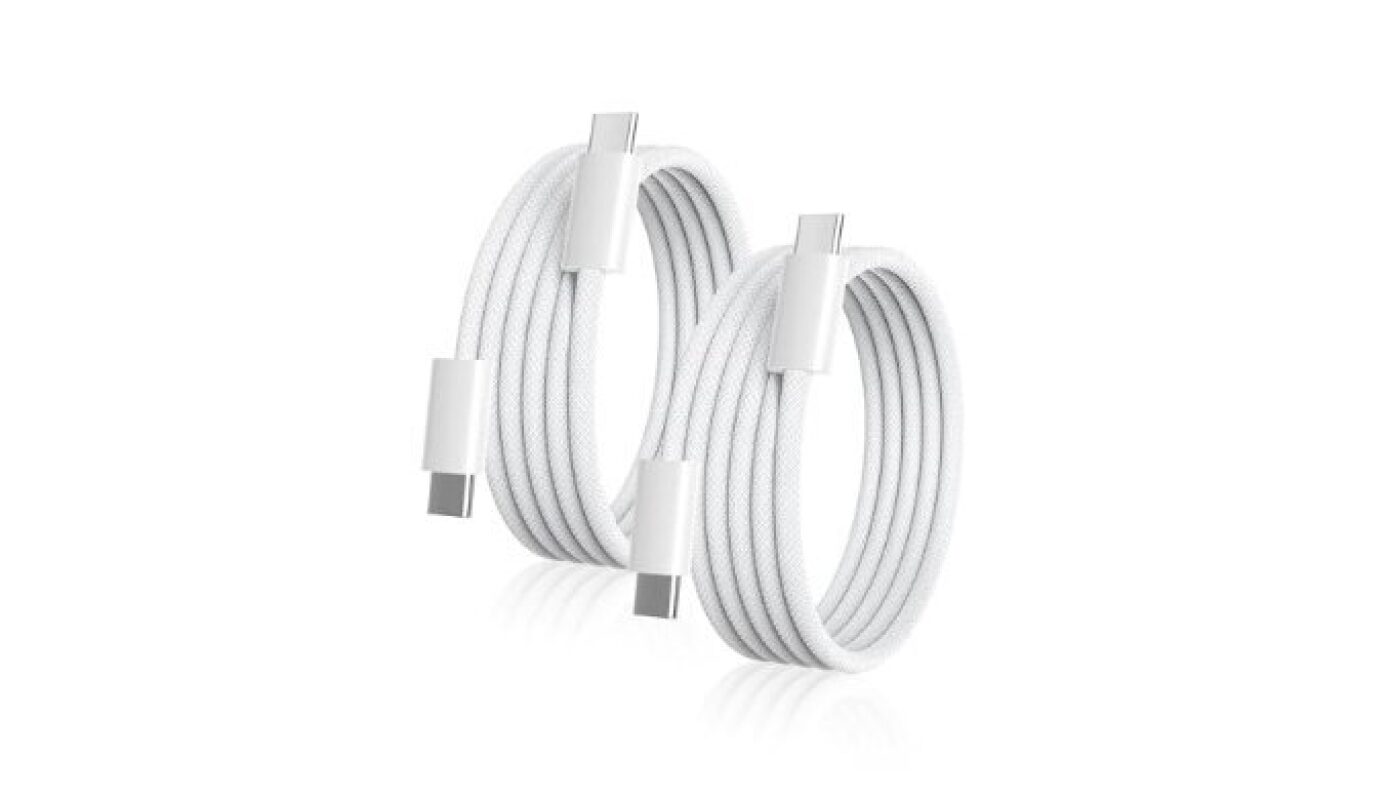 USB C to USB C Cable, 2Pack 6FT Type C Charger, Fast Charging Cord for iPhone 17/16 Pro Max/Samsung S23/MacBook Air