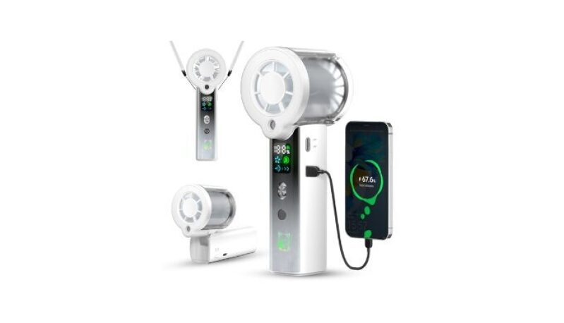 Doge&Vollar 4-in-1 Handheld Personal Fan - Ultimate Cooling Solution