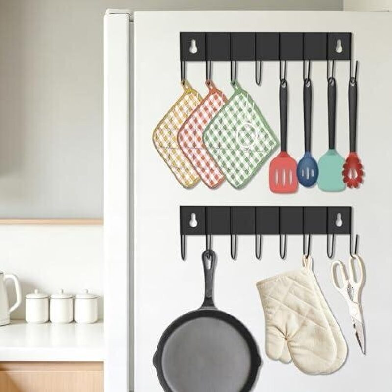 Magnetic 8-Hook Key Rack with 50% Discount