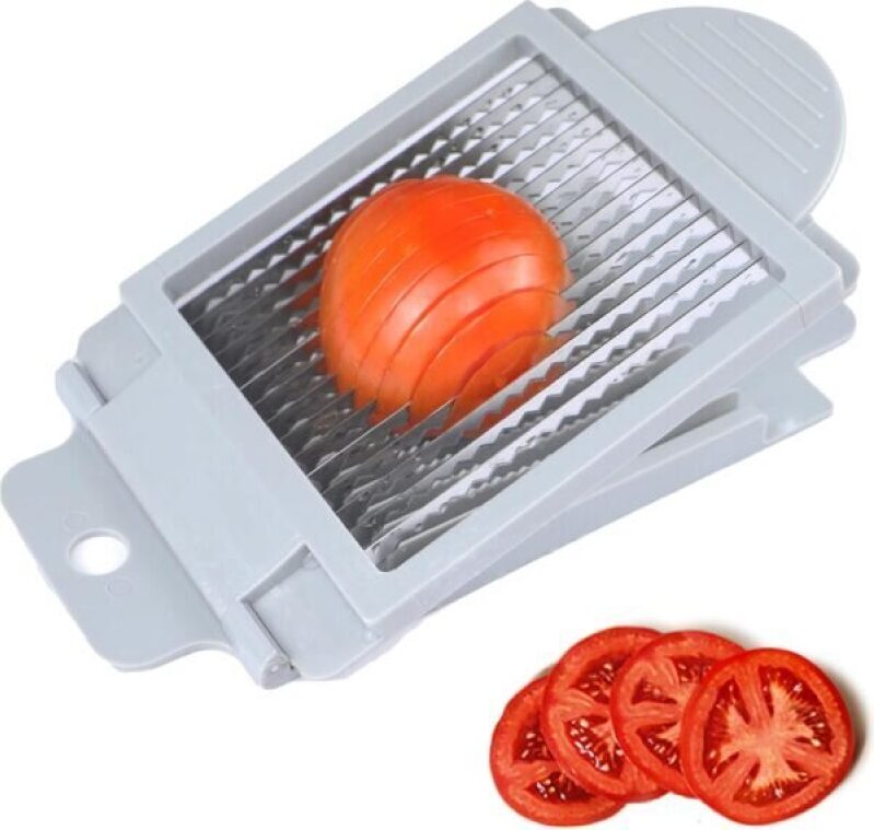 Stainless Steel Tomato Slicer - Efficient, Easy, and Affordable