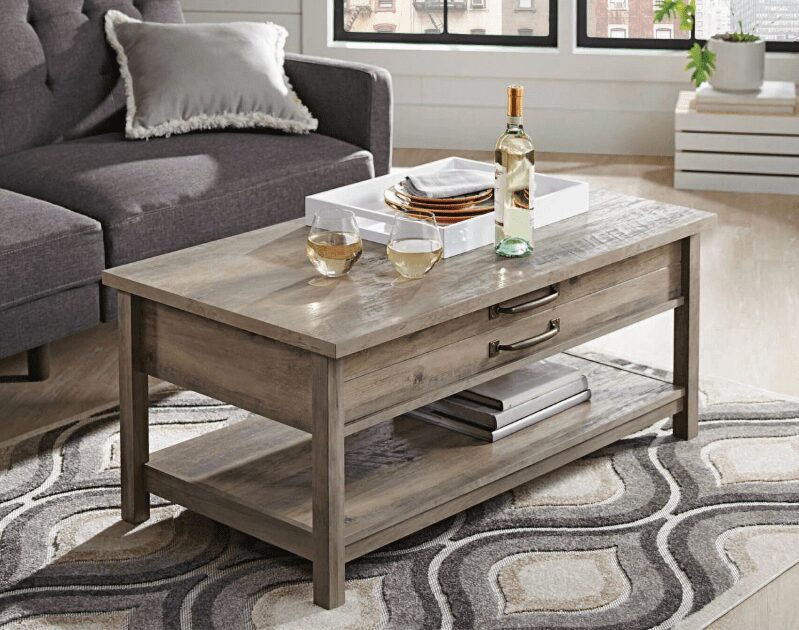 Modern Farmhouse Lift-Top Coffee Table