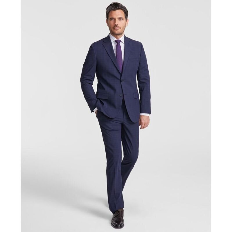 DKNY Men's Modern-Fit Nested Suit - The Ultimate Blend of Style and Comfort
