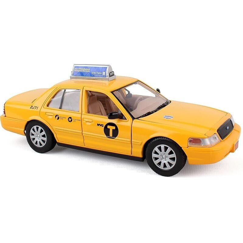 Official NYC Yellow Taxi Die-Cast Model - Collector's Edition