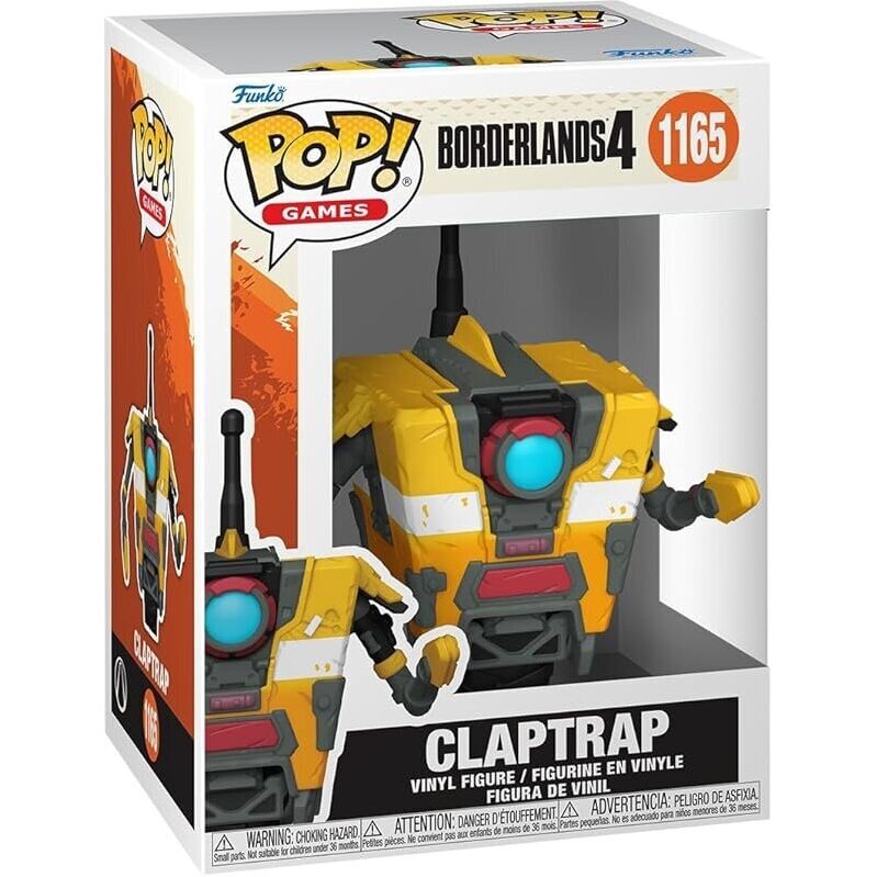 Funko Pop! Games: Borderlands 4 Claptrap Vinyl Figure - Collectible Must-Have