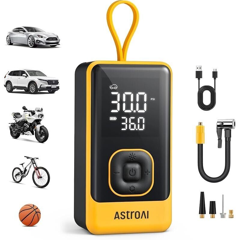 AstroAI L7 Air Tire Inflator Portable Air Compressor - 150PSI Max Pressure