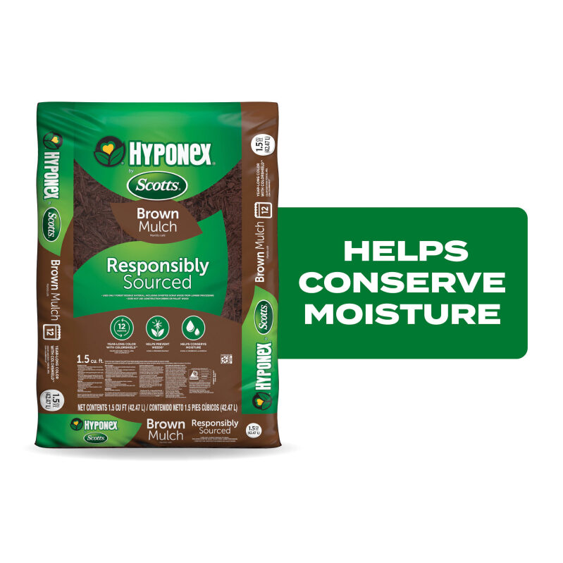 Hyponex by Scotts Black Mulch for Gardens 1.5 cu. ft.
