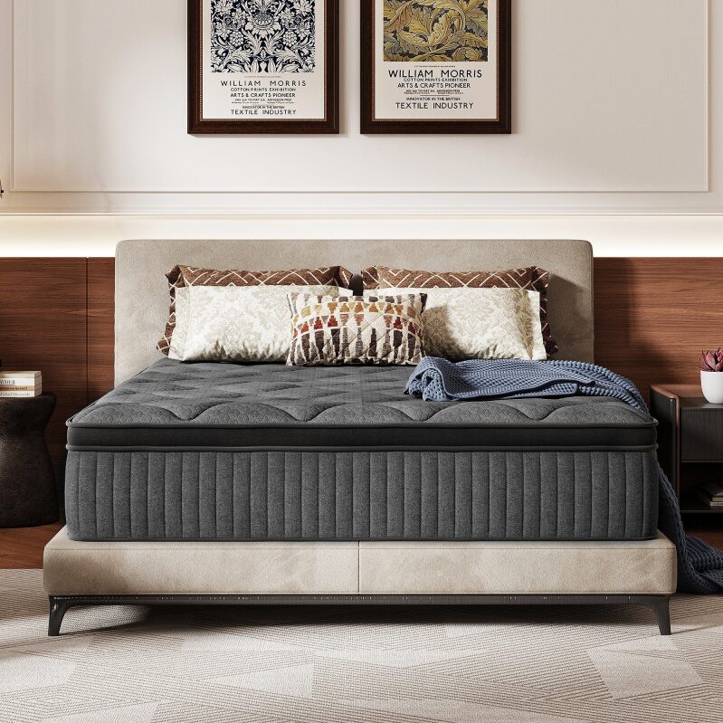 Avenco Noxa 12-in Medium Memory Foam Hybrid Pocket Mattress Queen