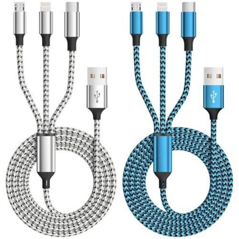 Multi Charging Cable (2Pack 4FT) 50% OFF - Ultimate Connectivity Solution