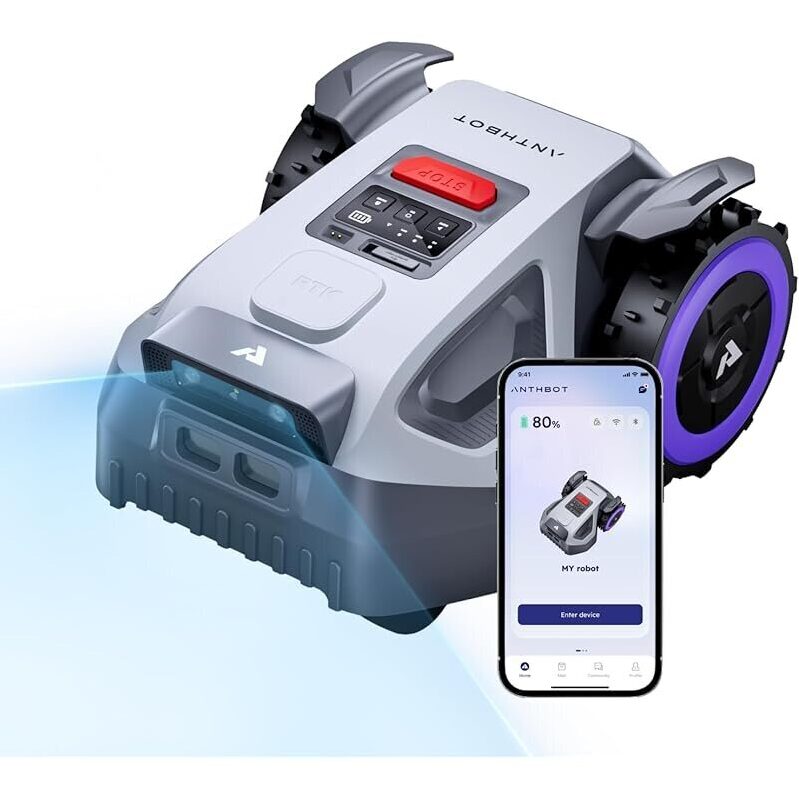 Anthbot M5 Obstacle Avoidance Lawn Mower - Smart, Efficient, Reliable
