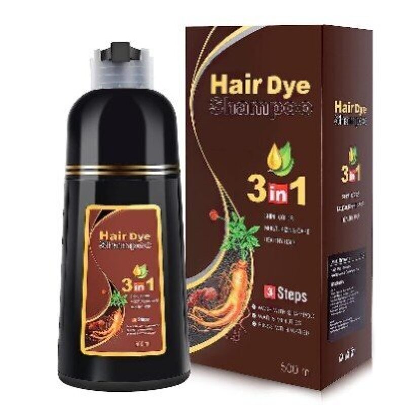 3-in-1 Hair Dye Shampoo - Natural, Safe, and Effective