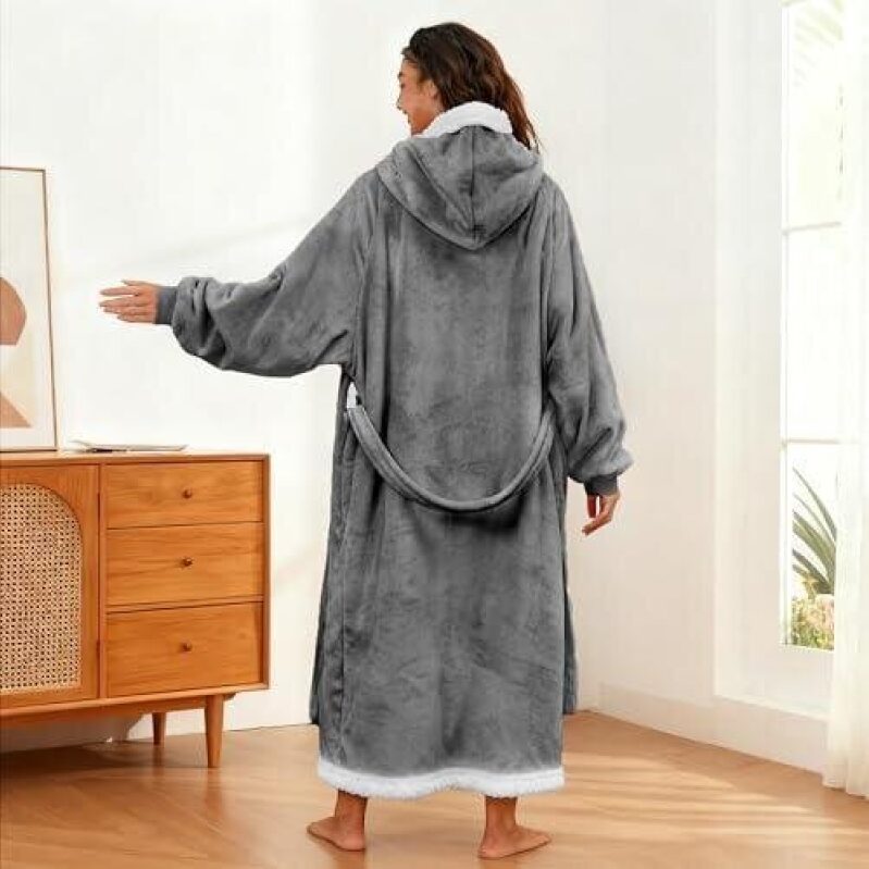 Eydna Wearable Blanket Hoodie - Large Size, 50% Off