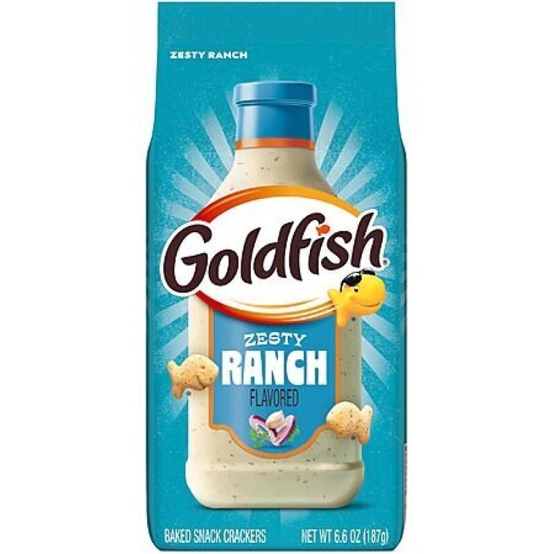 Goldfish Zesty Ranch Flavored Crackers - Tasty and Affordable Snack
